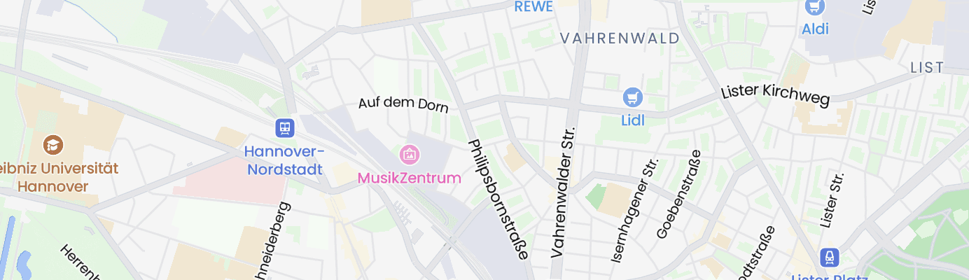 Karte mit dem ungefähren Standort