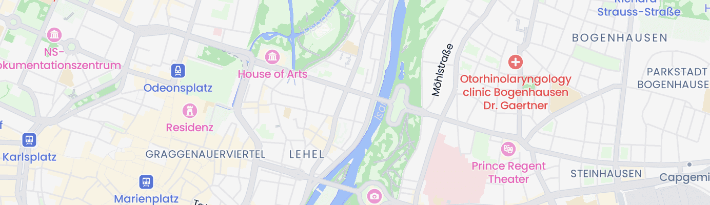 Karte mit dem ungefähren Standort