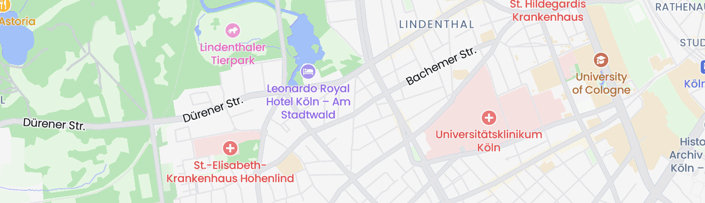 Karte mit dem ungefähren Standort