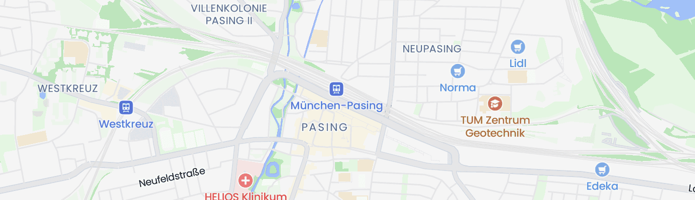Karte mit dem ungefähren Standort