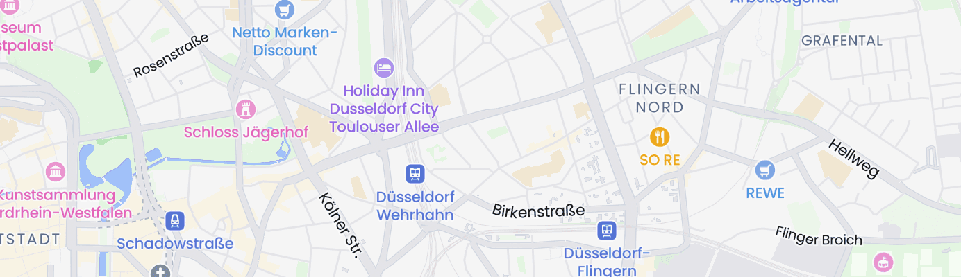 Karte mit dem ungefähren Standort