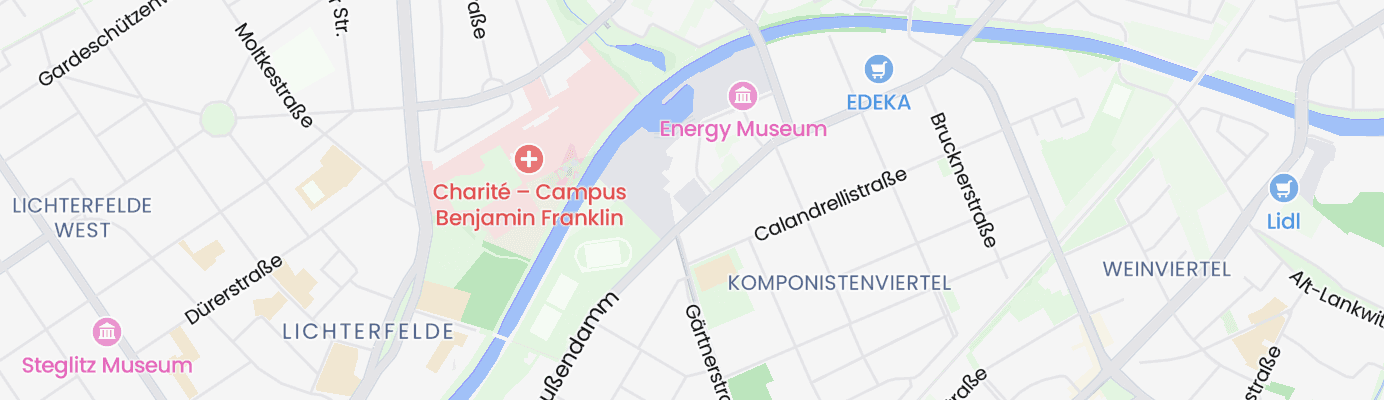 Karte mit dem ungefähren Standort