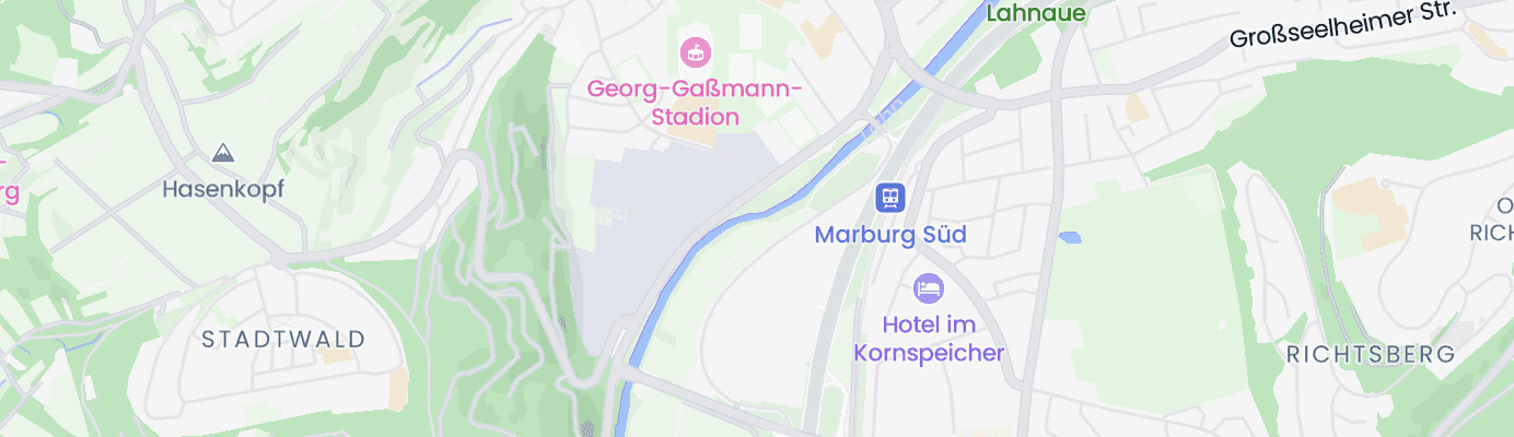Karte mit dem ungefähren Standort