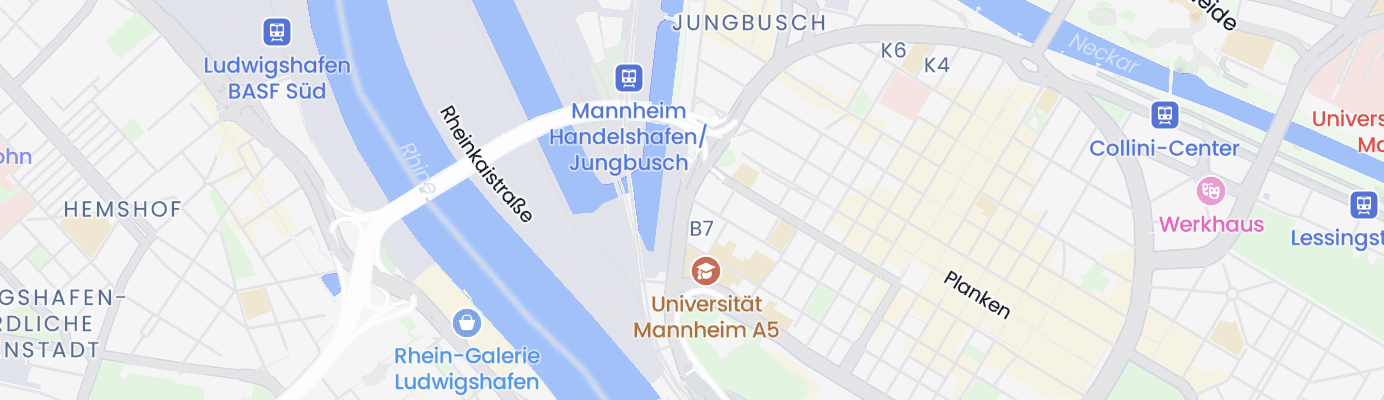 Karte mit dem ungefähren Standort