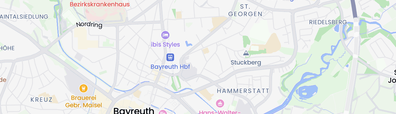Map showing the approximate location