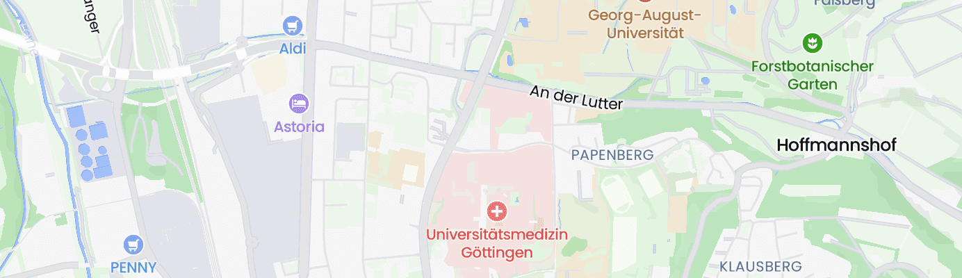 Karte mit dem ungefähren Standort