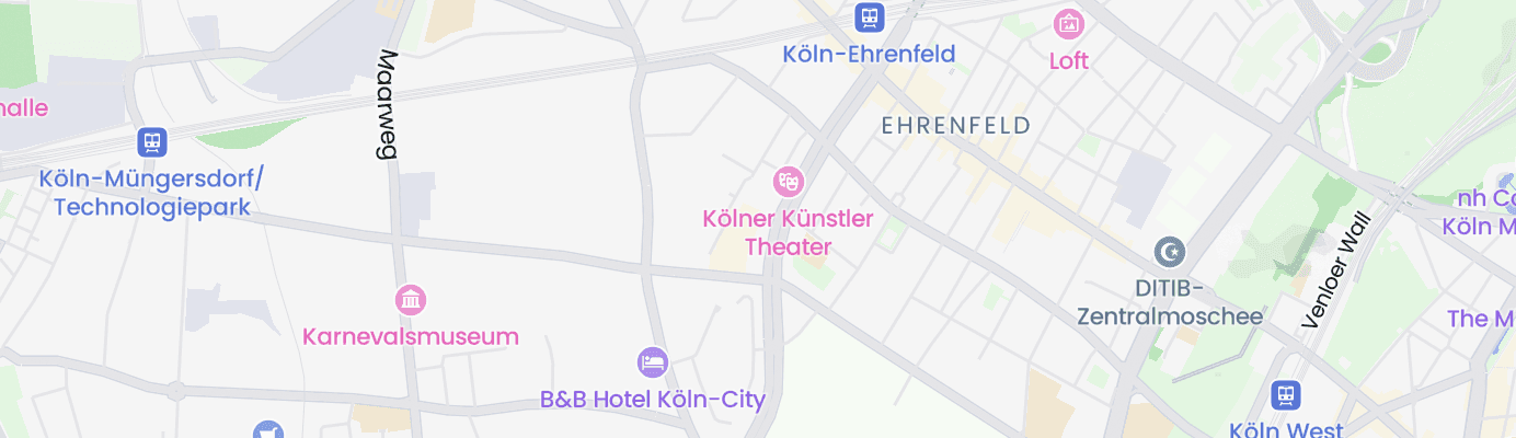 Karte mit dem ungefähren Standort