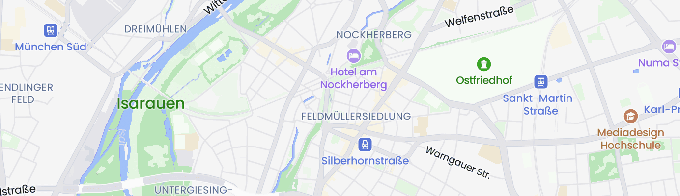 Karte mit dem ungefähren Standort