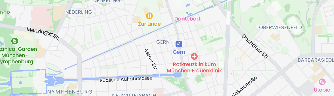 Karte mit dem ungefähren Standort