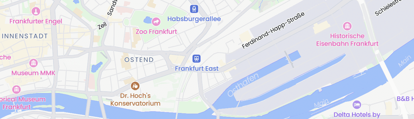 Karte mit dem ungefähren Standort