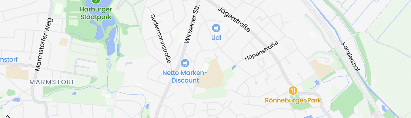 Karte mit dem ungefähren Standort