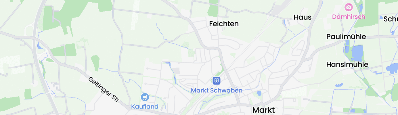 Karte mit dem ungefähren Standort