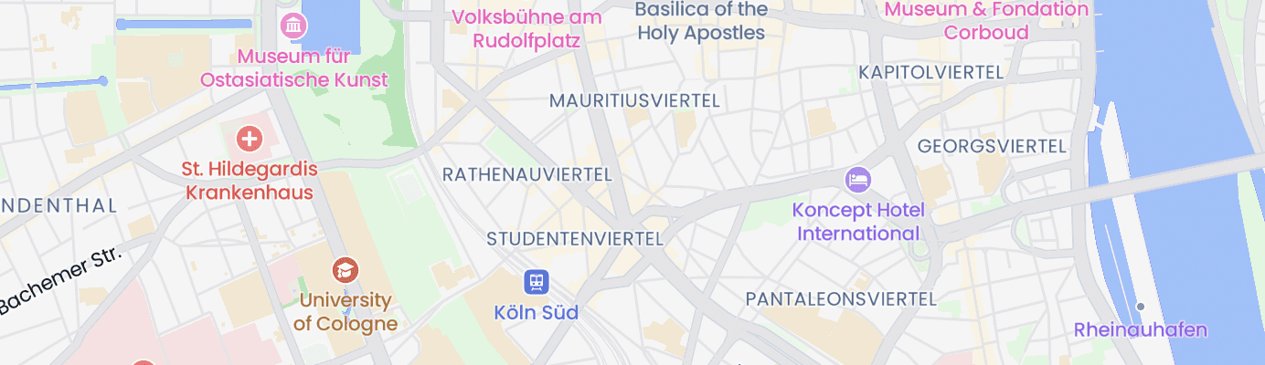 Karte mit dem ungefähren Standort