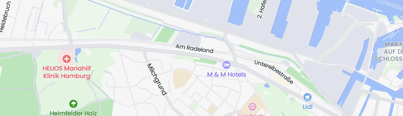 Karte mit dem ungefähren Standort