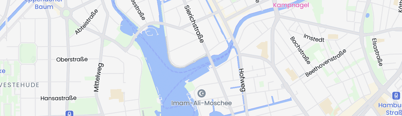 Karte mit dem ungefähren Standort