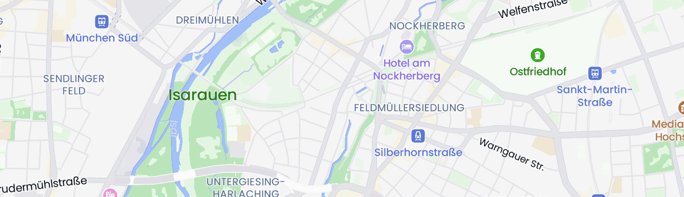 Karte mit dem ungefähren Standort