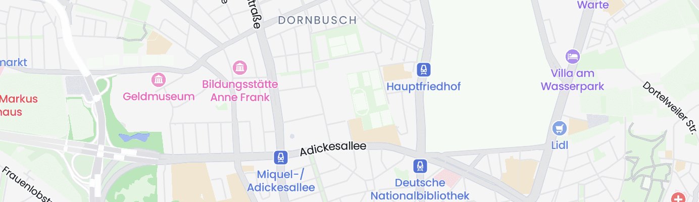 Karte mit dem ungefähren Standort