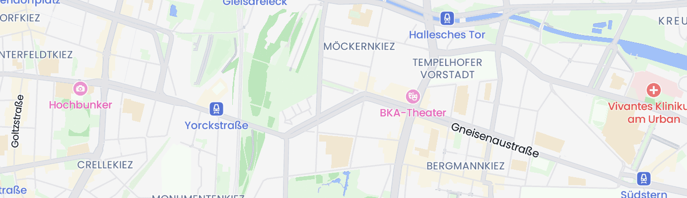 Karte mit dem ungefähren Standort
