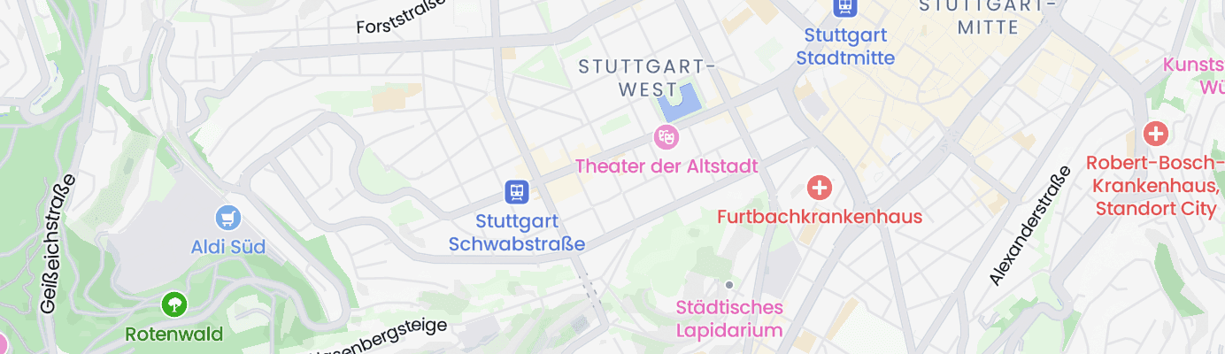 Karte mit dem ungefähren Standort
