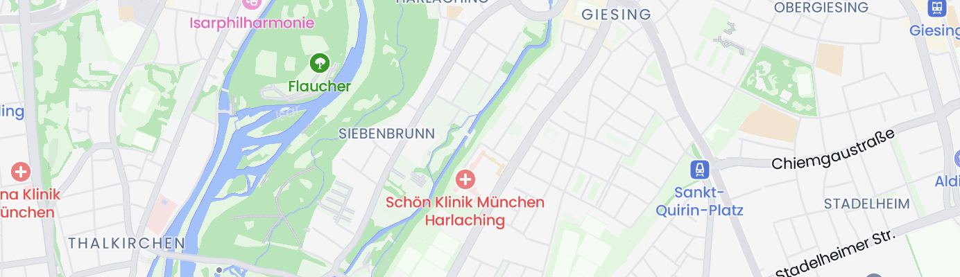 Karte mit dem ungefähren Standort