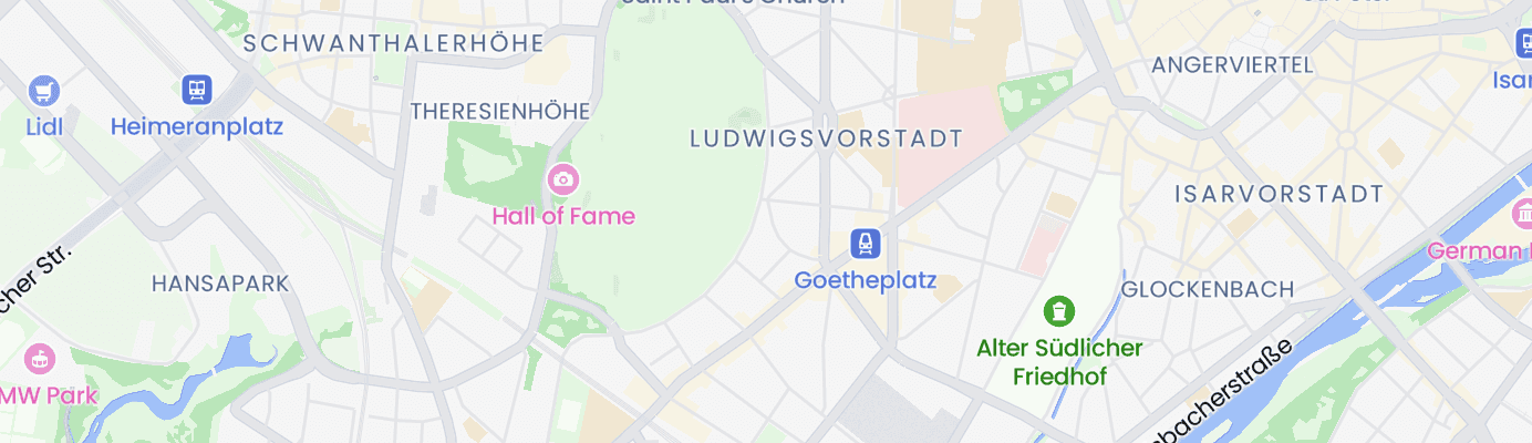 Karte mit dem ungefähren Standort