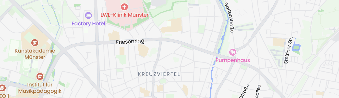 Karte mit dem ungefähren Standort
