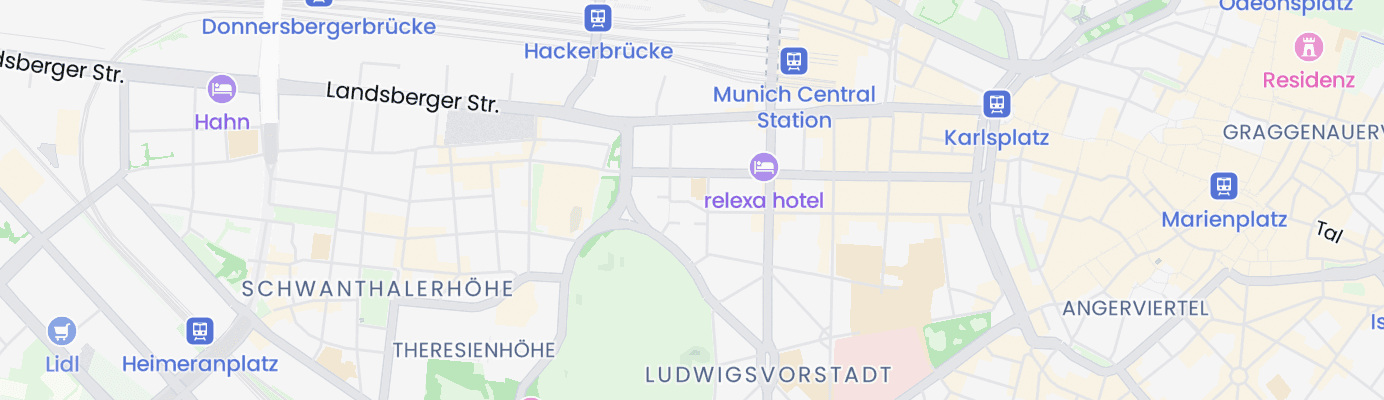 Karte mit dem ungefähren Standort