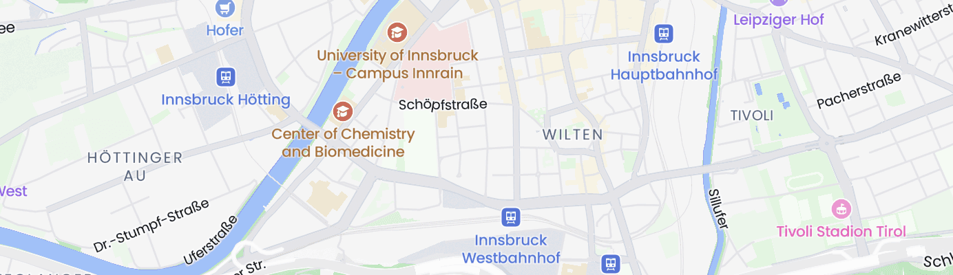Karte mit dem ungefähren Standort