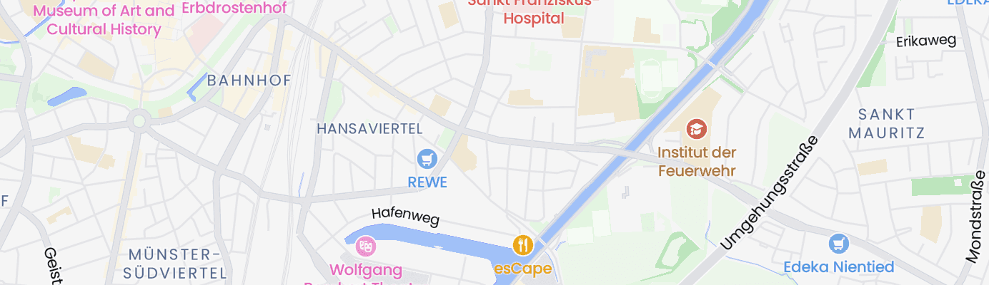 Karte mit dem ungefähren Standort