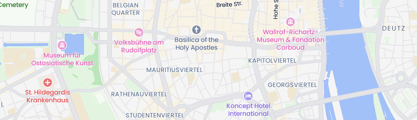 Karte mit dem ungefähren Standort