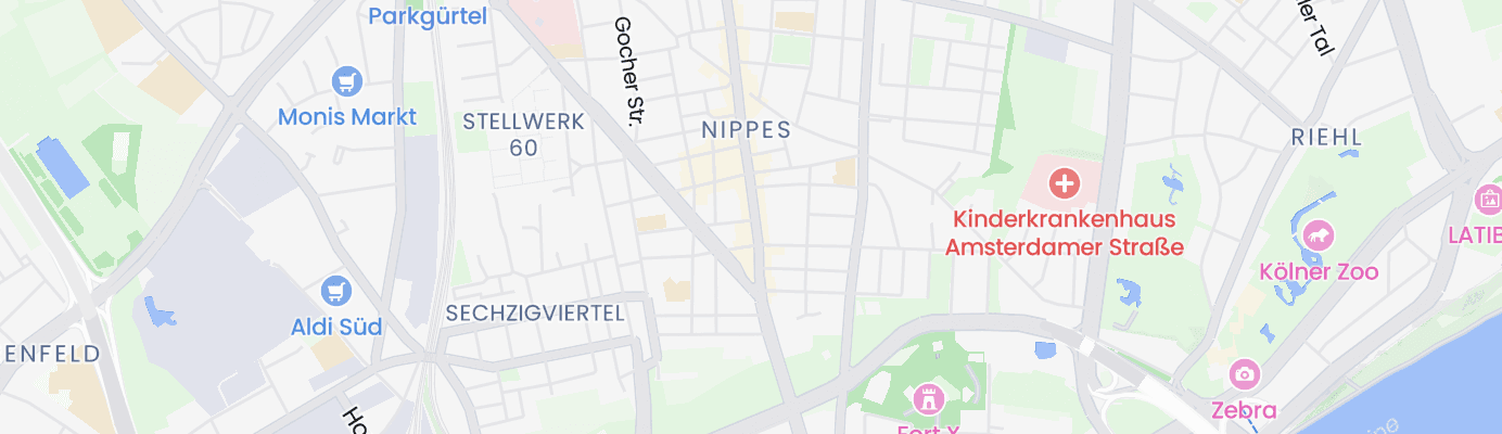 Karte mit dem ungefähren Standort