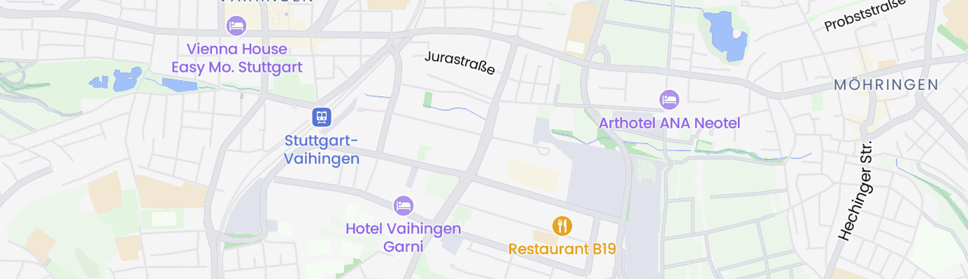 Karte mit dem ungefähren Standort