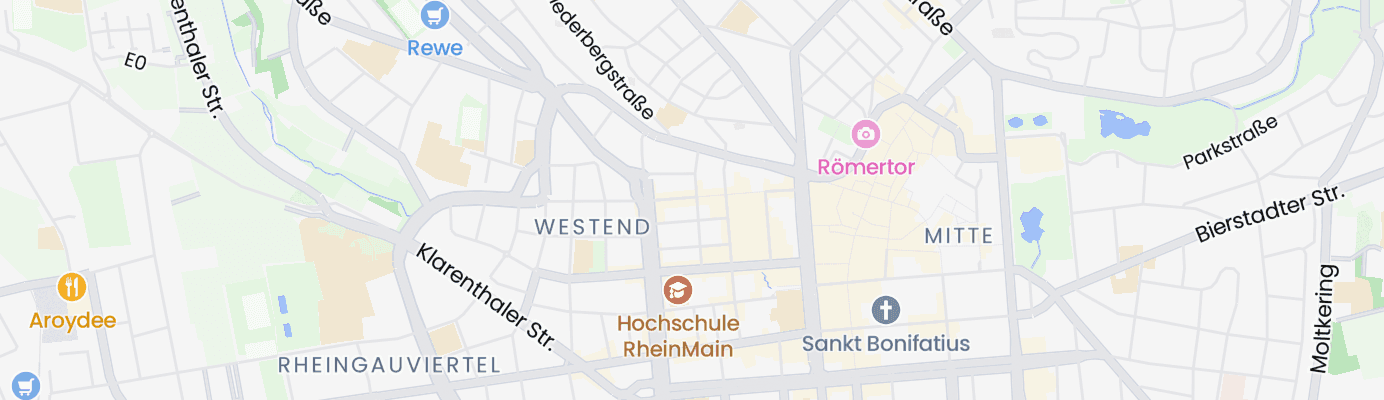 Karte mit dem ungefähren Standort