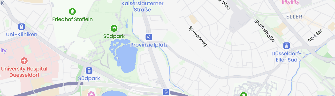 Karte mit dem ungefähren Standort