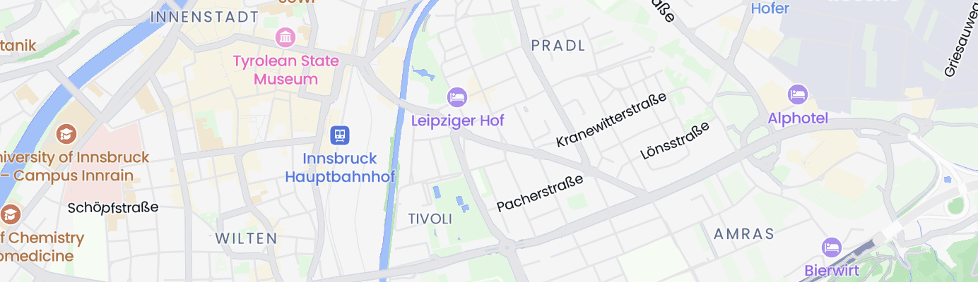 Karte mit dem ungefähren Standort