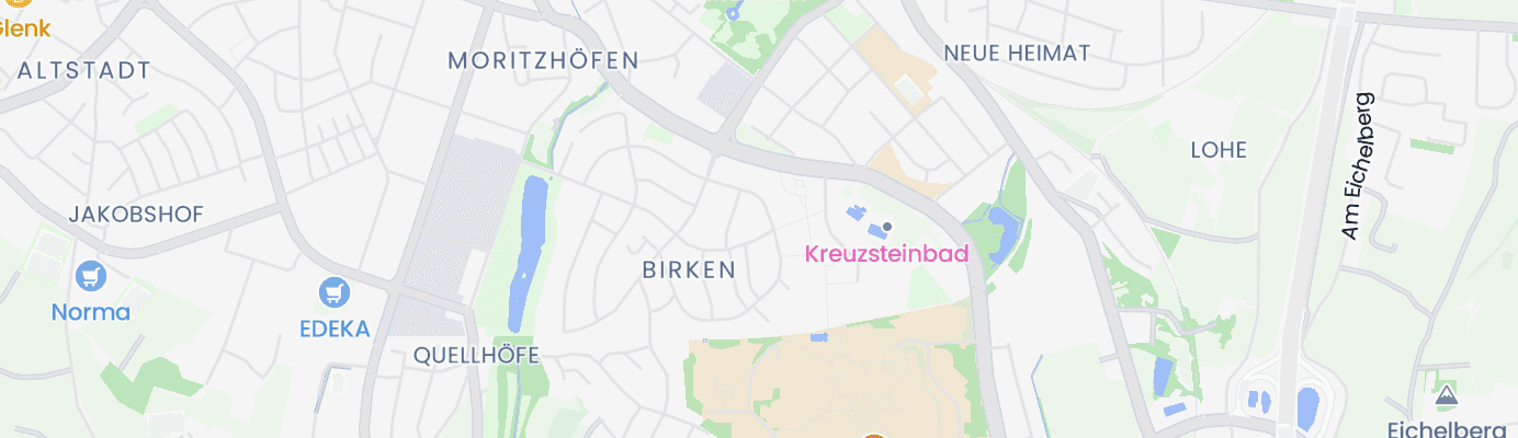 Map showing the approximate location