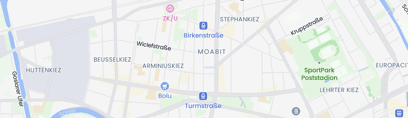 Karte mit dem ungefähren Standort