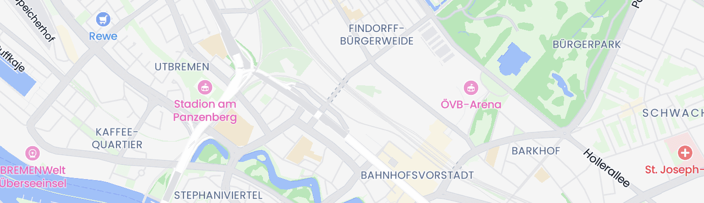 Karte mit dem ungefähren Standort