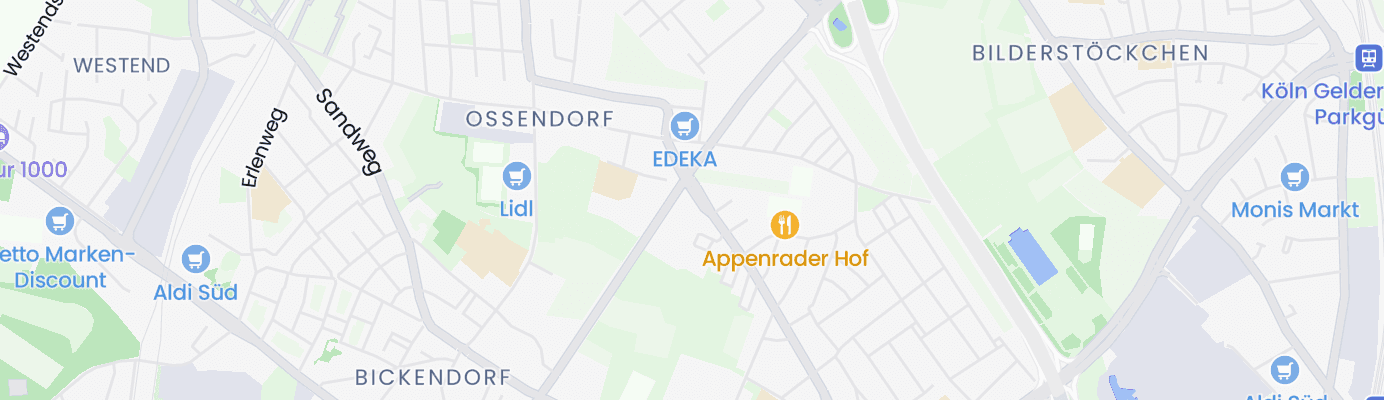 Karte mit dem ungefähren Standort
