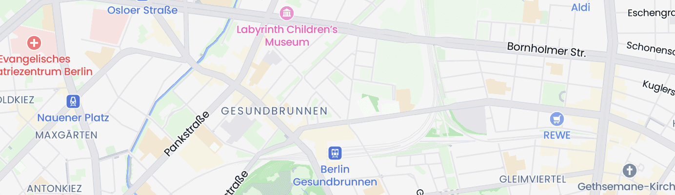 Karte mit dem ungefähren Standort