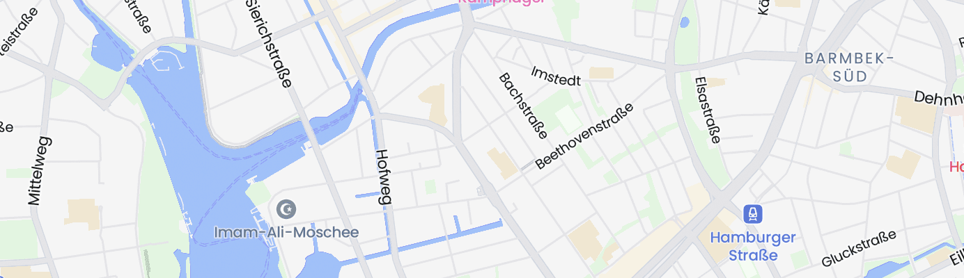 Karte mit dem ungefähren Standort