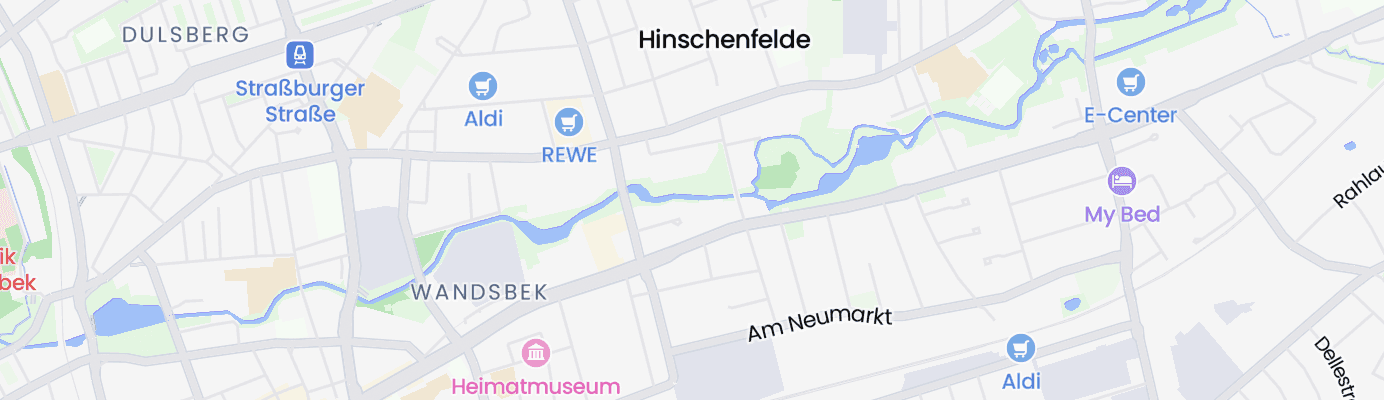 Karte mit dem ungefähren Standort