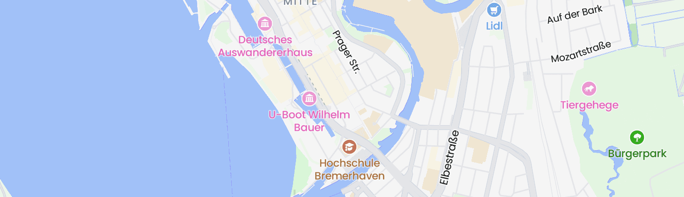 Karte mit dem ungefähren Standort