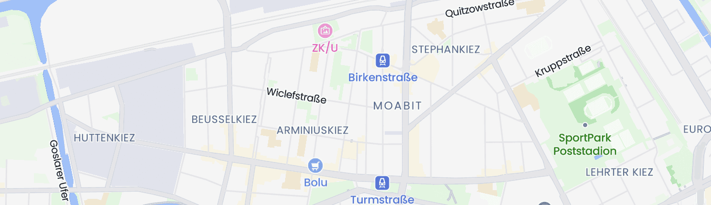 Karte mit dem ungefähren Standort