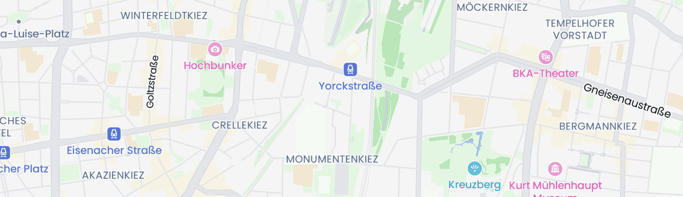 Karte mit dem ungefähren Standort
