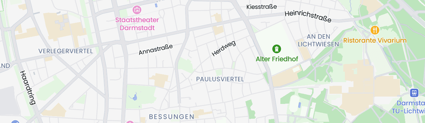 Map showing the approximate location