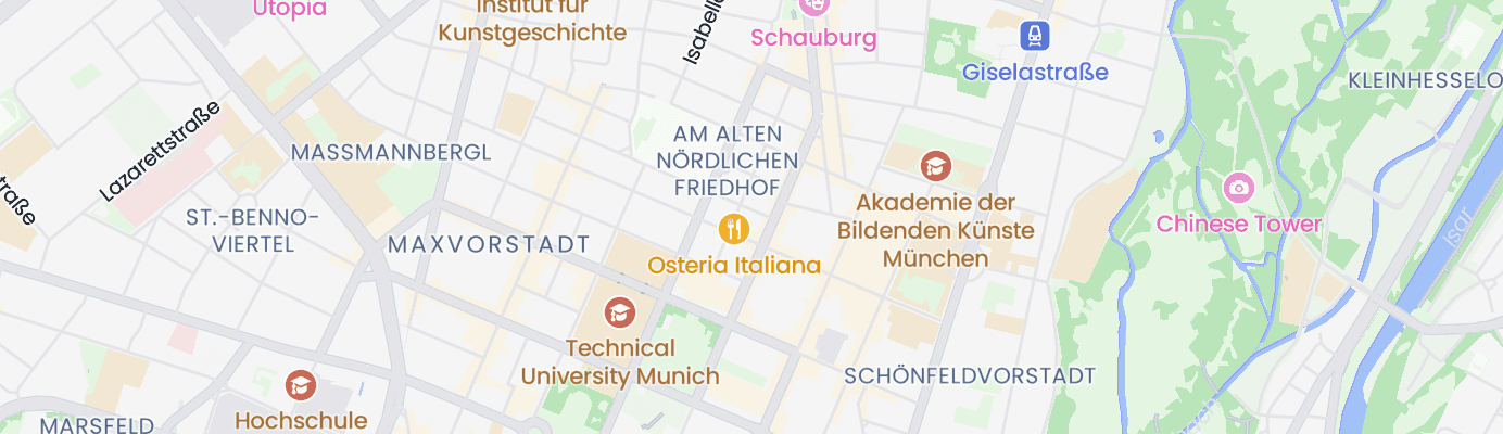 Karte mit dem ungefähren Standort
