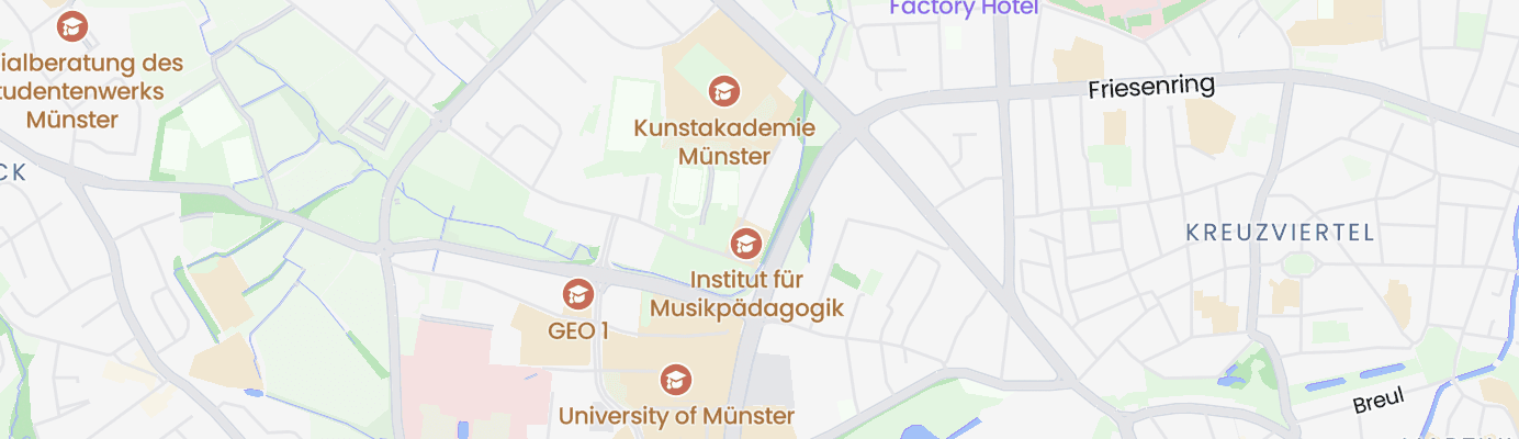 Karte mit dem ungefähren Standort