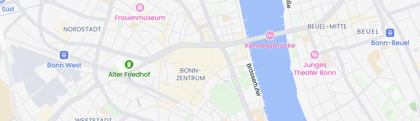 Karte mit dem ungefähren Standort