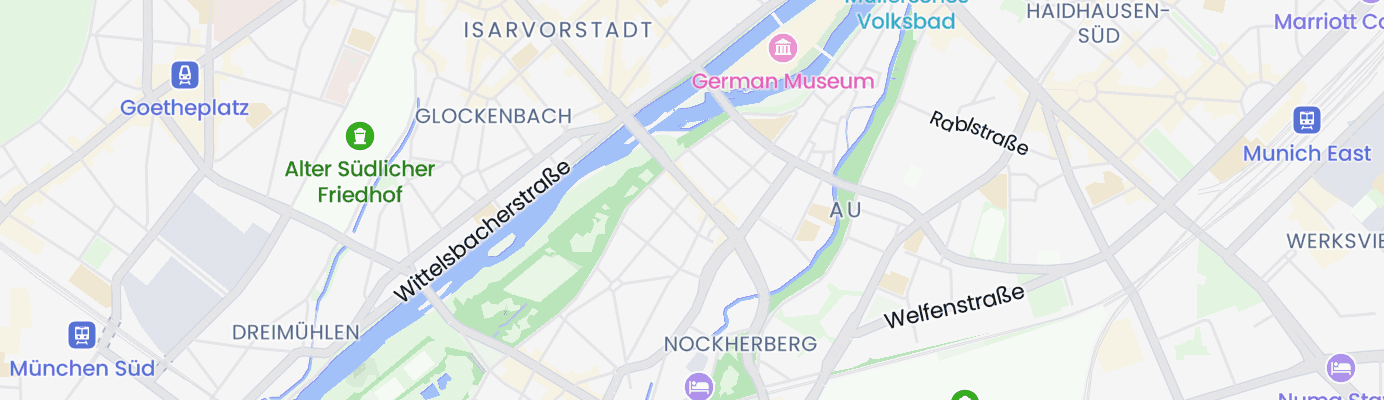 Karte mit dem ungefähren Standort